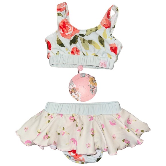 Sweet Honey Other - 9AA. Sweet Honey 12mos NWT 2pc Floral Swimsuit RV $50